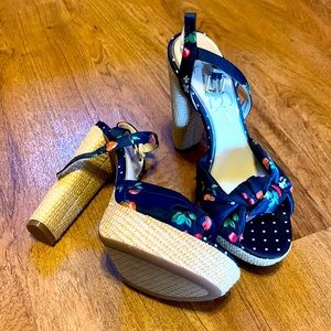 Jessica Simpson Floral Heels